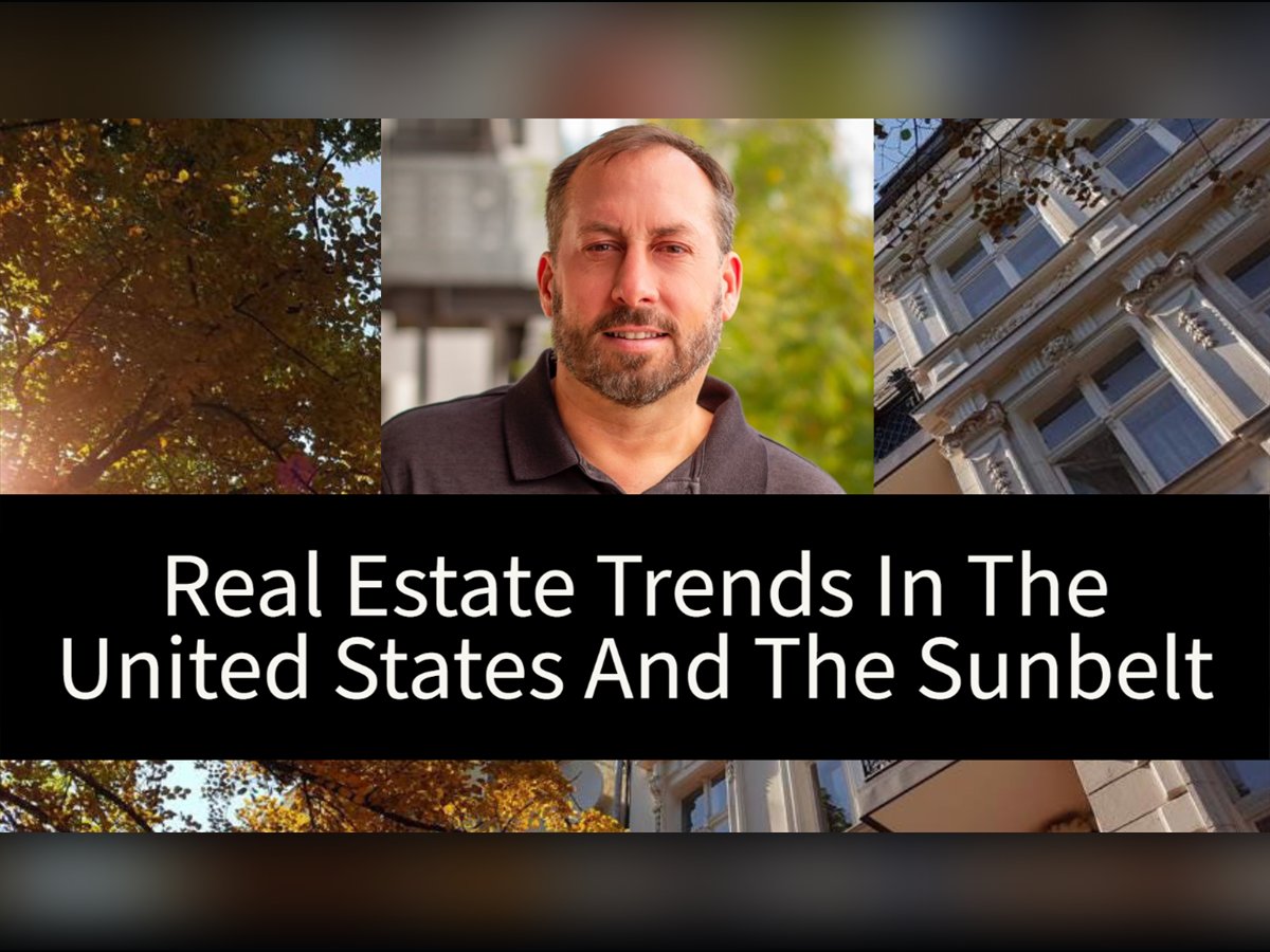 Title card for the Forbes article Real Estate Trends In The United States And The Sunbelt